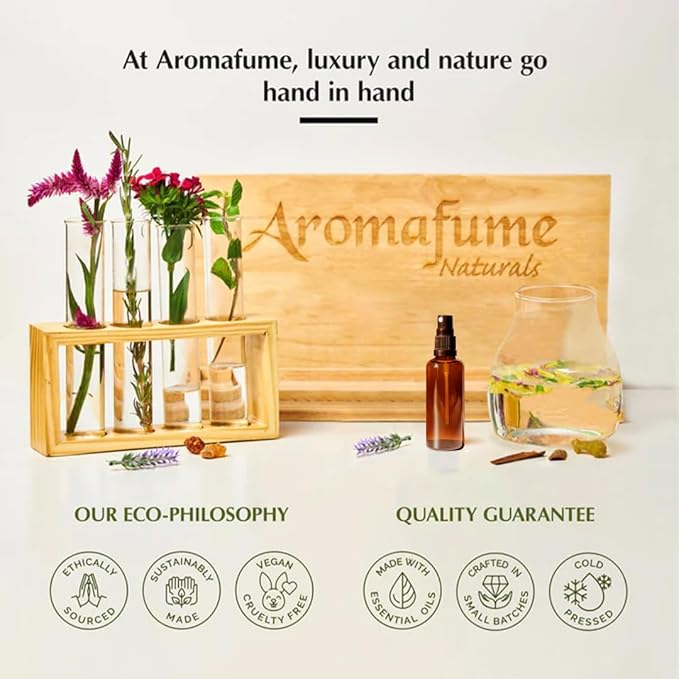 Bergamot Room, Linen & Pillow Spray by Aromafume | 100ml/3.38 fl oz | with Pure Bergamot Essential Oil | Aromatherapy Spray for Relaxation, Sleep & Stress Relief | Mist for Bedding, Fabric