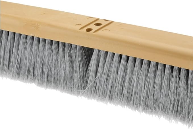 PRO SOURCE Fine-Sweep Push Broom Head with Bolt-On Connection: 18 inch Wide