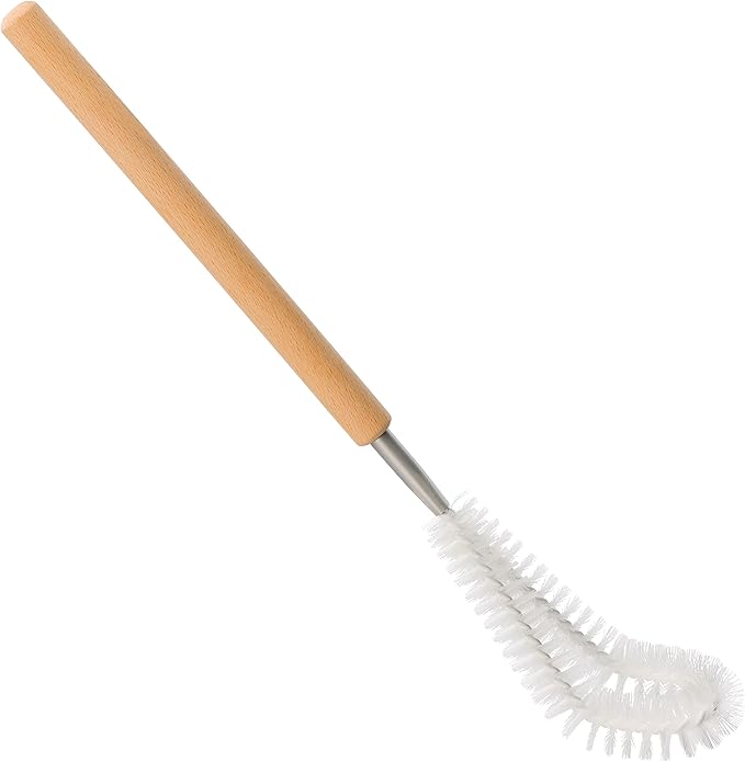 Redecker Urinal Toilet Brush, Oiled Beechwood Handle, 14-3/4-Inches, Made in Germany