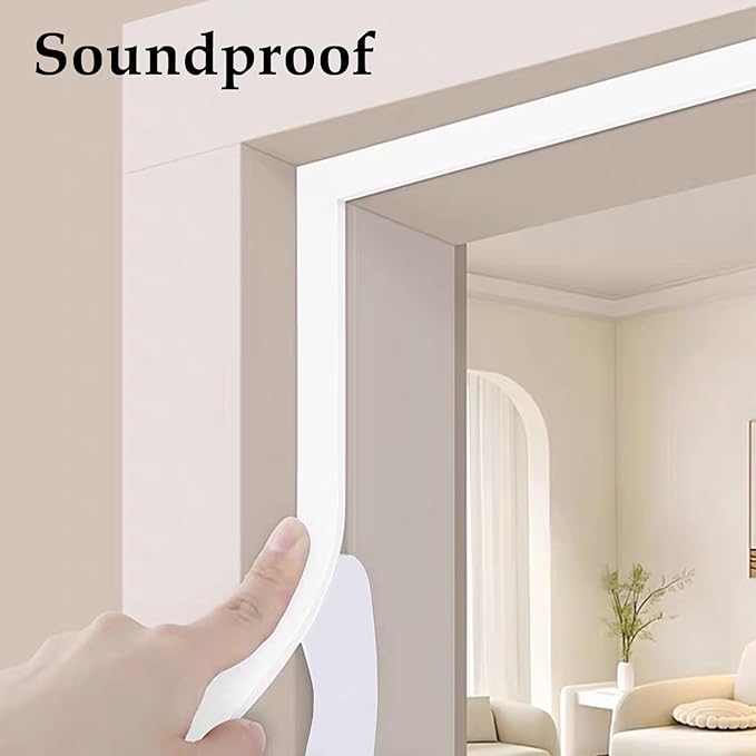 Strong Adhesive Door Weather Stripping,2Inch Wide X 1/13 Inch Thick,Foam Insulation Tape,Air Conditioner Foam,Window Soundproof Weatherproof,Total 33 Feet Long