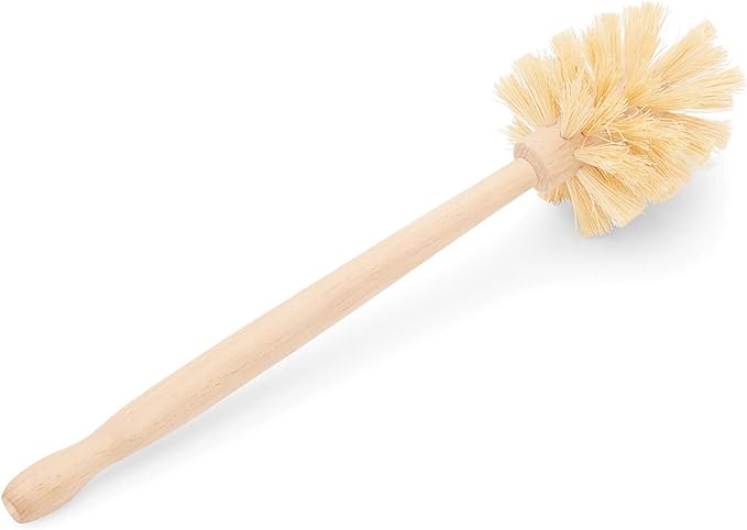 Fox Run Kitchen Brush, Natural Horsehair Fiber Bottle and Tumbler Brush, 12"