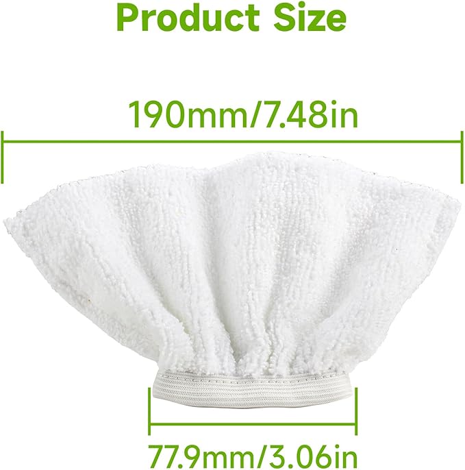 4Pack Microfiber Cloths for Handheld Steam Cleaner Compatible with Bissell Steam Shot, Comforday, PurSteam, Wagner Spraytech, Universal Washable Steam Cleaner Accessories (4)