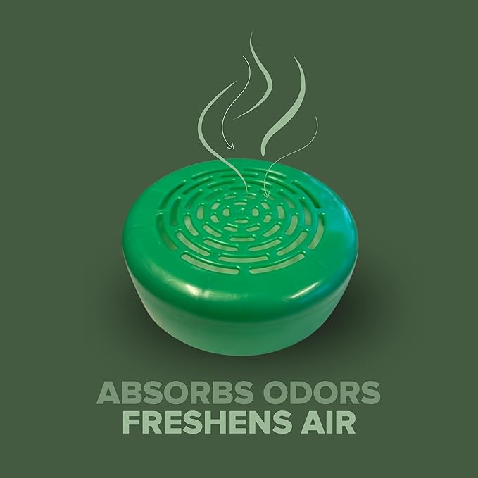 Citrus Magic Holiday Odor Absorbing Solid Air Freshener, Winter Wonder Green, 7-Ounce, Pack of 3