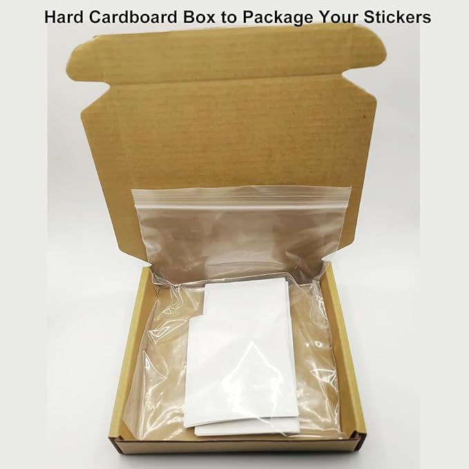 30-300 PCS Custom Square Stickers Labels for Small Business Logo, Glossy Waterproof Square Vinyl Stickers for Candle Jar Coffee, 1-8 in