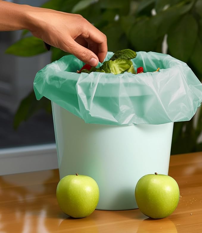 Compost Bags 3 Gallon 125 Packs,AYOTEE Compostable Trash Bags 3 Gallon, Small Biodegradable Trash Bags