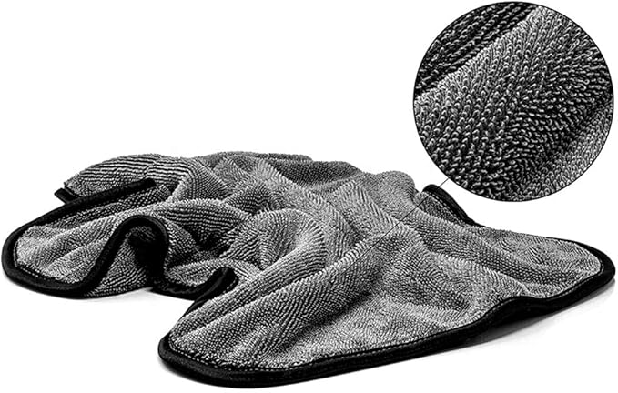 SOFTBATFY Microfiber Car Drying Towel, Shiny Bath Drying Towel Shower Cubicles Cloth for Water Removal in Shower and Bathroom (20x24inches*2pack)