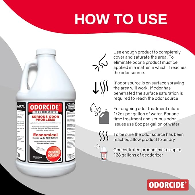 Odorcide 210 Original ScentHalf Gallon Size