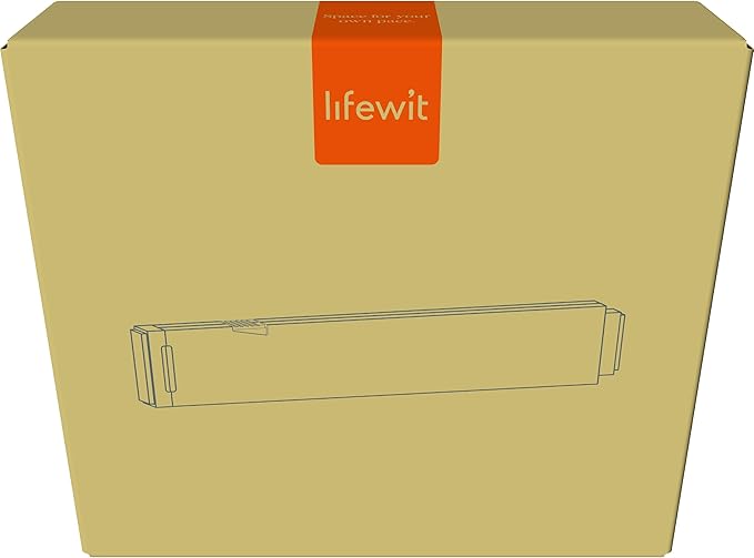 Lifewit 12 Pack Kitchen Drawer Dividers 2.36" High, 11"-17" Adjustable Drawer Organizer for Utensils/Clothes/Makeup, Plastic Expandable Separators in Dresser/Bedroom/Bathroom/Office Storage