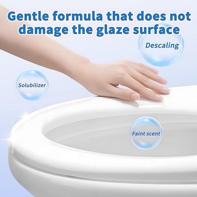 Automatic Toilet Bowl Cleaner Tablets, 30-Pack Long-Lasting Toilet Tank Cleaner for Bathroom, Blue Water Freshener, Prevents Stains & Odor, Safe for All Toilets (30, Blue and yellow)
