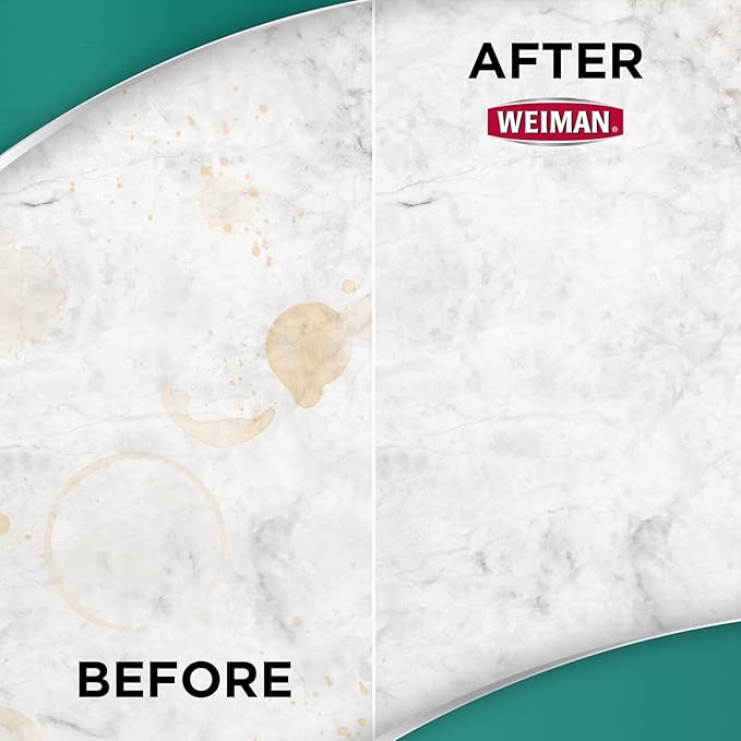 Weiman Disinfecting Granite Daily Clean & Shine Refill, 64 Oz - Safely Clean Disinfect and Shine Granite Marble Soapstone Quartz Quartzite Slate Limestone Corian Laminate Tile Countertop