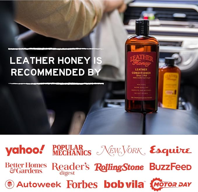 Leather Honey Conditioner Wipes with Cleaner Wipes