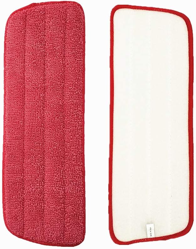 Microfiber Mop Replacement Pads for Wet/Dry Mop Floor Cleaning Pad Fit All Spray Mops (6 Pack)