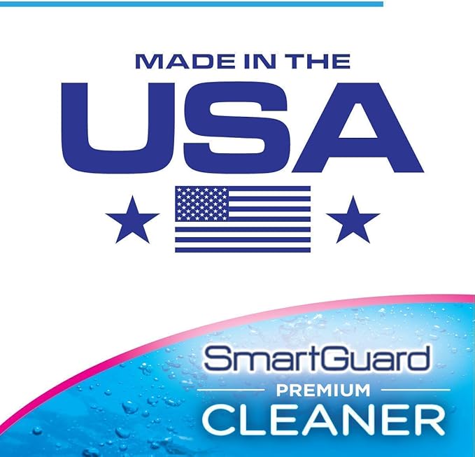 SmartGuard Premium Cleaner Crystals –(110 Cleanings)- Removes Stain, Plaque & Bad Odor from Dentures, Clear Braces, Mouth Guard, Night Guard & Retainers.