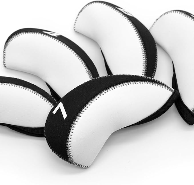 Golf Iron Covers for Golf Clubs Neoprene Golf Iron Cover Set 11pcs/10pcs Golf Iron Headcovers Golf Club Head Covers Fit All Brands