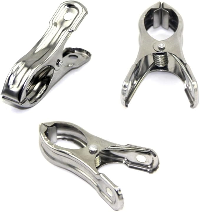 Row Cover Clips 40 Pack 2.2 Inch Stainless Steel Clothes Pins,Towel Clips Beach Towel,Garden Clips,Greenhouse Clamps