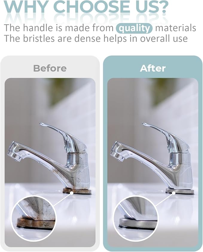 SXhyf Cleaning Brush - Hard Bristle Crevice Cleaning Brush, Multifunctional Gap Scrub Brush, Kitchen Essentials, Bathroom Cleaner Tools for Household Use, Home, Window, Toilet, Stove
