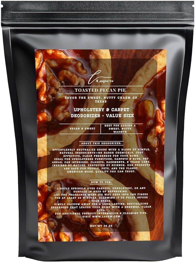 Toasted Pecan Pie Carpet Freshener Powder Refill 36 oz | Powerful Odor Eliminator for Home | Upholstery Deodorizer | Carpet Deodorizer | Pet Urine | Cat Litter Box