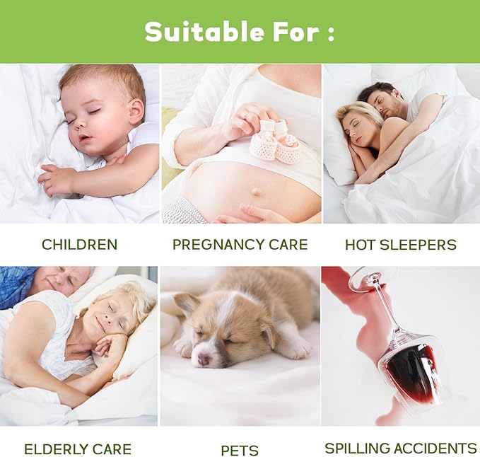 Luxury Queen Size Tencel Waterproof Mattress Protector Deep Pocket - Premium Cooling Bed Cover Pad - Hypoallergenic & Allergy-Friendly - Oeko-Tex Certified - Ultra Soft & Breathable