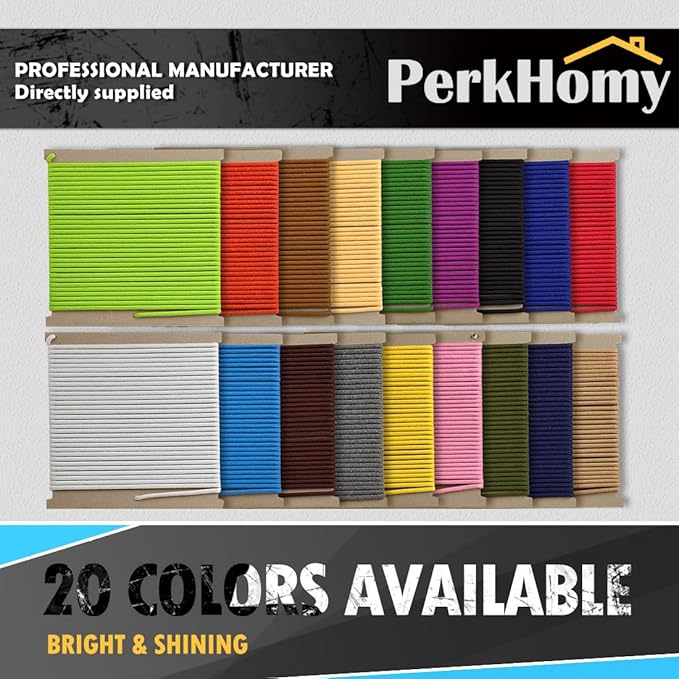 PerkHomy Cotton Rope 3/16" (5mm) 50 ft Multi Purpose Utility Diamond Braided Cord, Natural Cotton for Clothes Line Camping Crafting Flag Pole, White