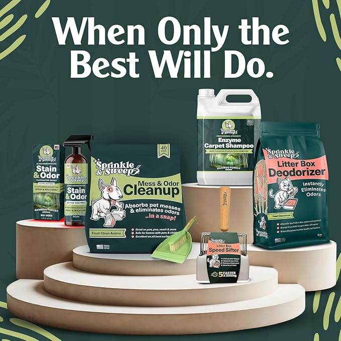 Enzyme Carpet Cleaner - Enzyme Carpet Shampoo (1gal) - Carpet Cleaner Solution to Eliminate Tough Stains & Neutralize Odors - Removes Dog, Cat, All Pets Urine- Use with All Machines