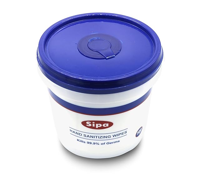 SIPA Hand Sanitizing Wipes 500 WIPES/BUCKET will Refills (2 BUCKETS 6 REFILLS)