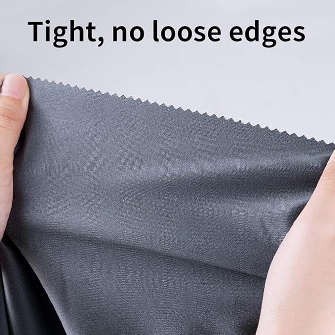 4 Pack 16''x16'' Extra Large Microfiber Cleaning Cloths, K&F Concept Oversized Microfiber Cloths for TV Screen, Electronics, Laptops, Telescope, Computers, Eyeglasses, Gray