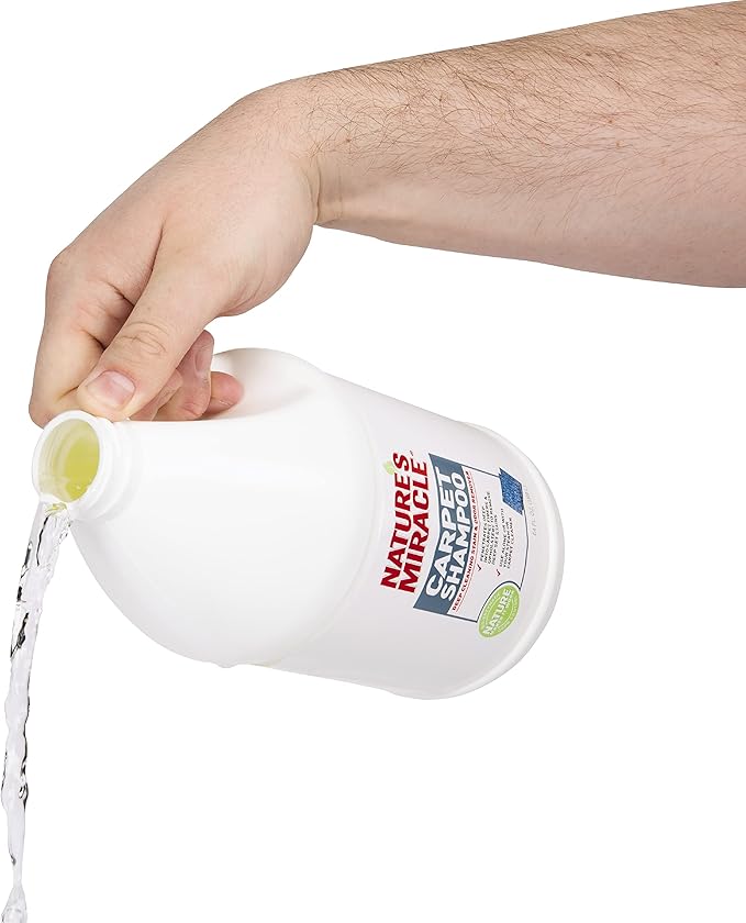 Nature’s Miracle Carpet Shampoo, Deep-Cleaning Pet Stain And Odor Remover, 64 Ounces