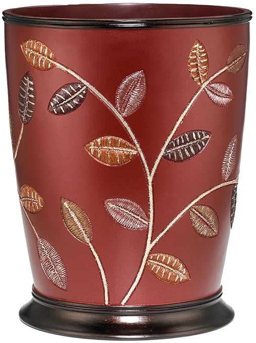 Zahari Home Decorative Trash Can for Bathroom, Office & Bedroom - 2.1 Gallons Stylish & Small Trash Can for Dorms, Desktop & Restroom - Chic Waste Basket for Compact Spaces, Aubury