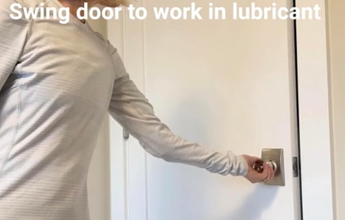 The First-of-Its-Kind Lubricant Cartridge for Squeaky Door Hinges. Mess-Free, Odorless, Sprayless & Prelubricated. Hinge Husher™ Lubricant Cartridges (3 Pack - Black)
