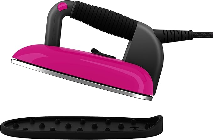 Laurastar Lift Plus Steam Iron in Pinky Pop: Swiss Engineered 3-in-1 Steam Generator That Irons, Steams, and Purifies Your Clothes