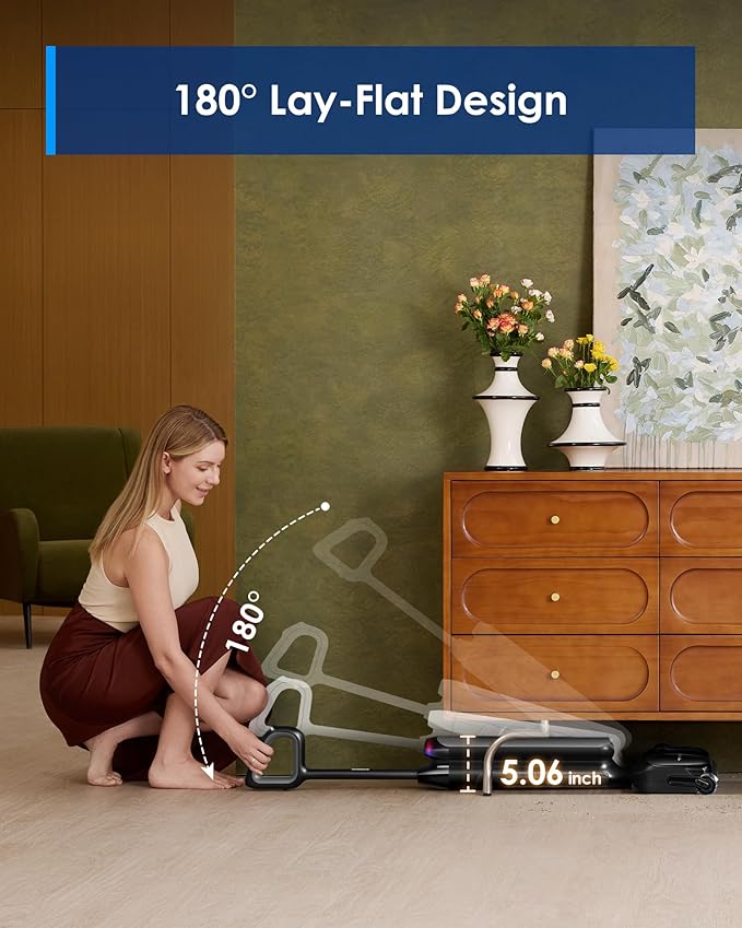 Tineco Floor One S7 Artist Wet Dry Vacuum Cleaner, 22kPa Suction, iLoop Smart Sensor, DualBlock Anti-Tangle Design, 185℉ Flashdry, 50 Min Runtime, Dual-Edge Cleaning, 180° Lay-Flat