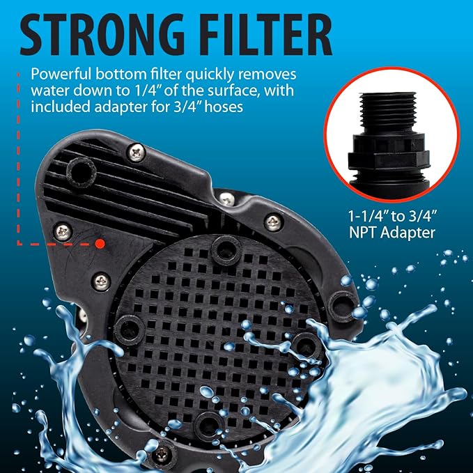 DrainX Tankless Water Heater Flushing Kit Includes Submersible Pump, Hoses, Liquid Descaler Solution, and Measuring Bucket