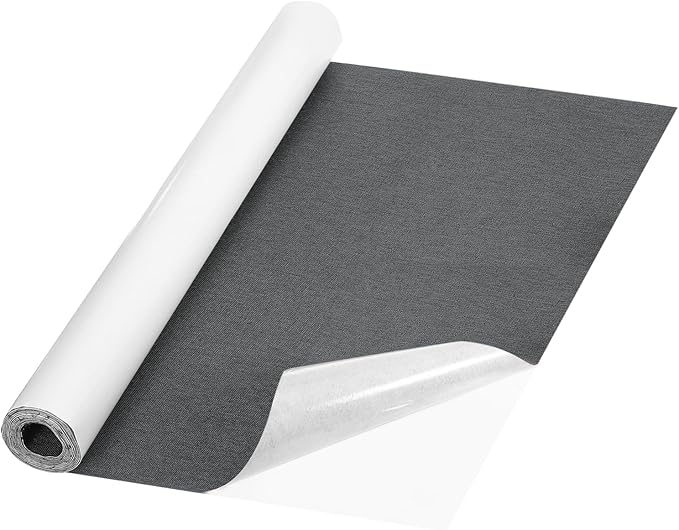 Repair Patches Repair Tape Self-Adhesive DIY Repair Patch Linen Gear Patch for Sofa, Furniture, Chair, Clothing,Tents,17x79 Inch,Deep Grey