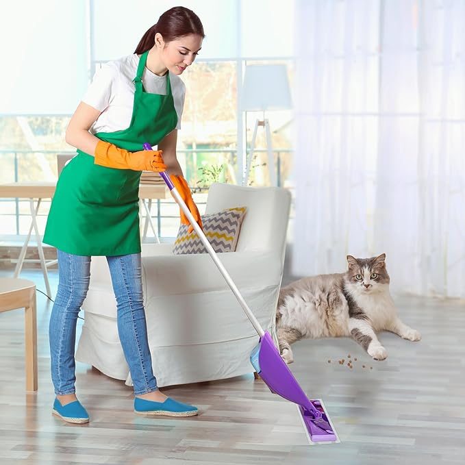 40 Pack Disposable Mop Pad Refills for Swiffer Wet Jet ，Dry&Wet Mopping Pad Compatible with Swiffer Wet Jet and Any Model of Velcro Mop，Multi Surface WetJet Pad for Floor Cleaning
