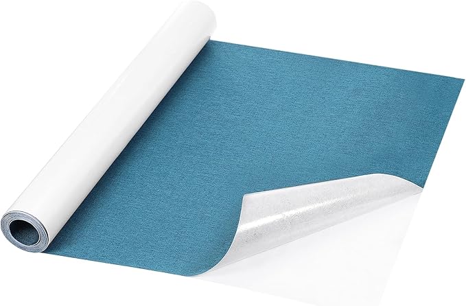 Repair Patches Self-Adhesive DIY Repair Patch Linen Gear Patch for Sofa, Furniture, Chair, Clothing, Tents, 17x79 Inch, Dark Blue