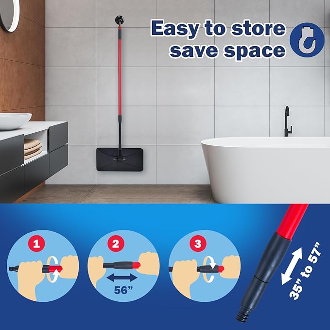 Matthew Microfiber Mop Refills Compatible with Hardwood Floor 'N More, Mop Head Replacement Reusable for Large Surface Compatible with ShMop and All 15 * 8” Flat Mops – 6Pcs Microfiber Mop Pads