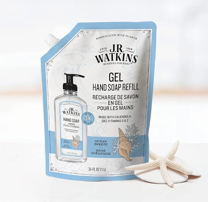 Hand Soap Gel Ocean Breeze 34floz Refill