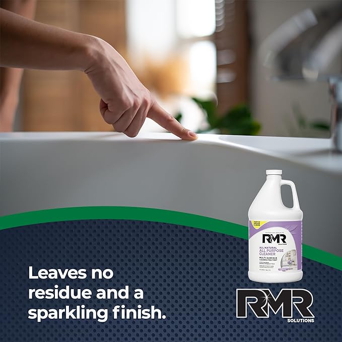 RMR All Natural All-Purpose Cleaner - Non-Toxic, Rinse-Free Multipurpose Cleaning Supplies, Biodegradable 1 Gallon Bottle, Modern Botanical Scent