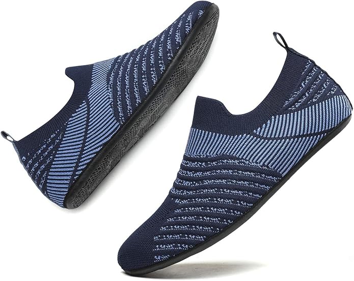 Adult Indoor House Slippers Socks Lightweight Non Slip Grip House Home Shoes for Women Men