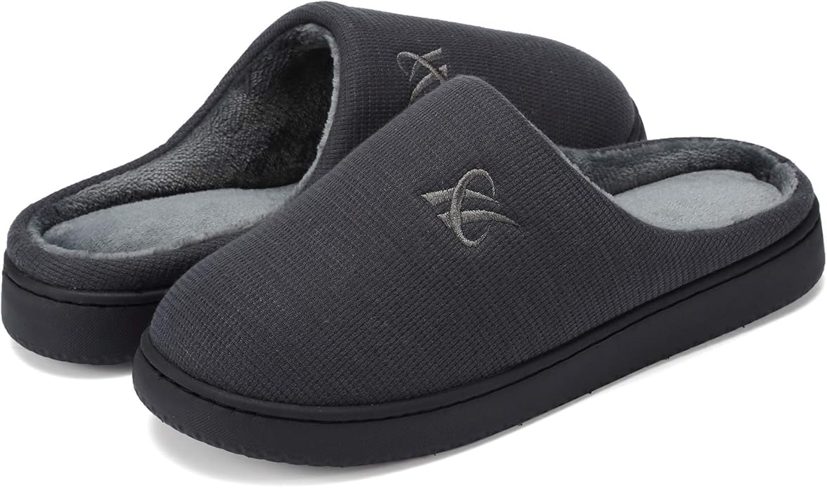 Memory Foam Slippers for Women's and Men's Casual House Shoes