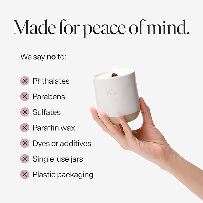 Siblings Candle Making Kit | DIY Coconut-Soy Wax Candle Kit with Wooden Wick | Scent No 03: Tangerine, Jasmine, Vetiver | Clean, Non-Toxic, Reusable, 60 Hr Burn