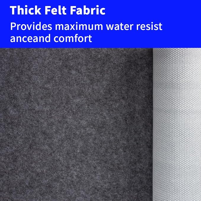 100% Waterproof Non-Slip Rug Pad 8x10 for Large Area Rugs Durable Felt Floor Protection pad for All Floors, Suitable for Cutting. Rug Pads Keep Rugs in Place and Provide Cushioning