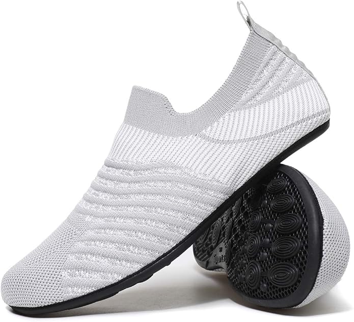 Adult Indoor House Slippers Socks Lightweight Non Slip Grip House Home Shoes for Women Men