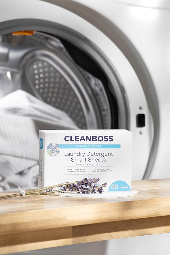 CleanBoss Laundry Detergent Smart Sheets - 30 Sheets