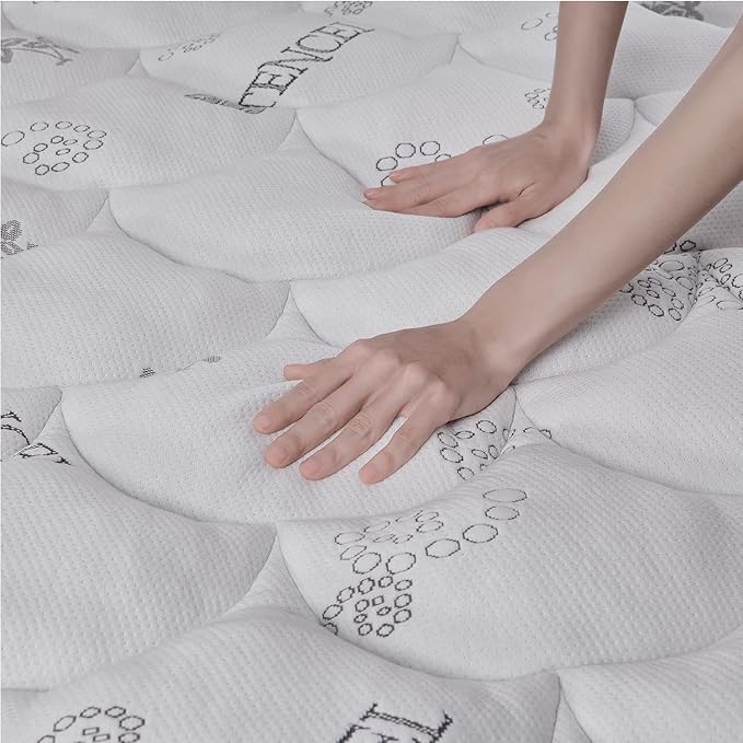 Softhour Padded Topper Full Size 40% Tencel Blend Rayon from Bamboo and Cotton Filled Mattress Cover, Thick, Luxurious and Comfort Mattress Pad, Deep Pocket for 21" Mattress