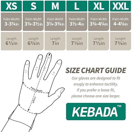 Kebada W1 Work Gloves for Men and Women, Touchscreen PU Coated Gloves with Grip, 50 Pairs Bulk Pack, Ideal for Warehouse Package Handling, Construction, Gardening, Gray X-Large