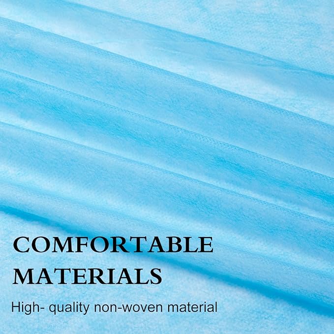 100 Pack Disposable Bed Sheets – 31.5 x 71 in Waterproof Non-woven Sheets for Massage, Spa, Tattoo & Salon Tables(Blue)