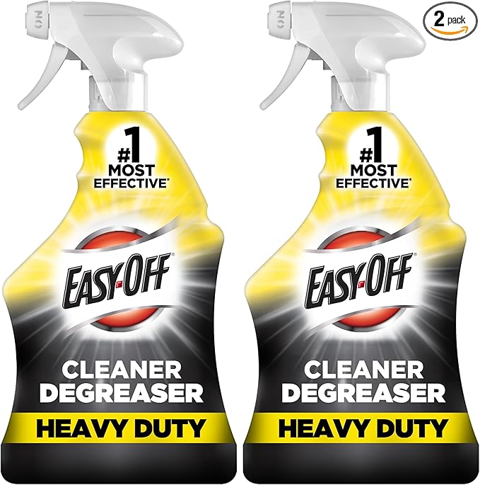 Easy Off Heavy Duty Degreaser Cleaner Spray, 32 Ounce (Pack of 2)