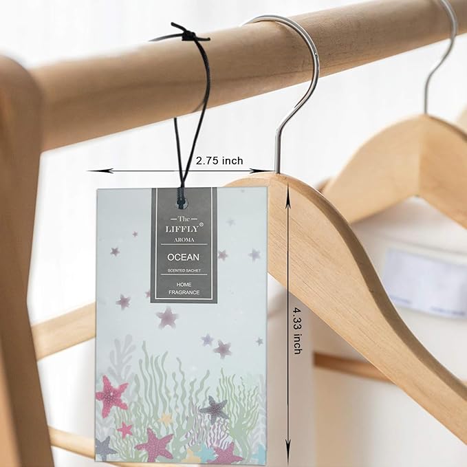 14 Packs Ocean Scented Sachets for Drawers and Closets