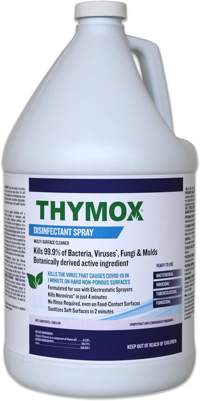 1 Gallon Botanical Disinfectant - All Natural Cleaner Mold Remover, Multipurpose Cleaner, Mold Killer - Ideal for Restoration Jobs and Water Damage, Pet Friendly Natural Disinfectant